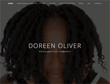 Tablet Screenshot of doreenoliver.com